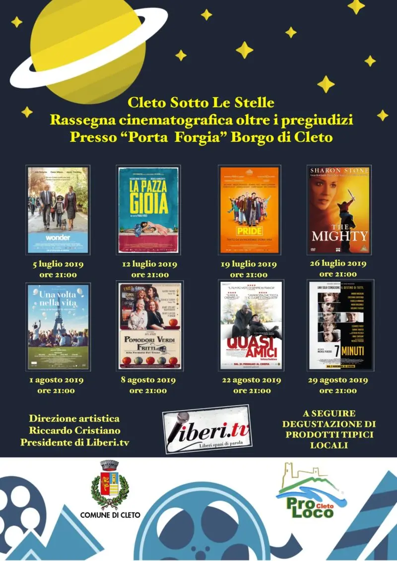 \"Cleto sotto le stelle\": tutti gli appuntamenti