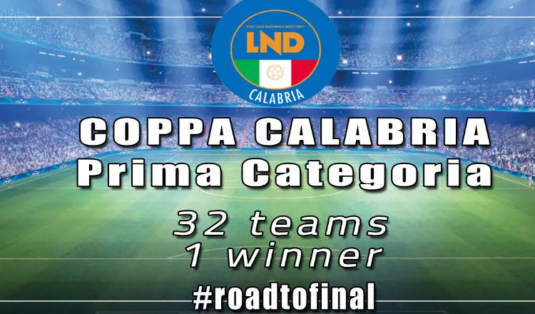 Coppa Calabria, ecco il tabellone e quando si parte
