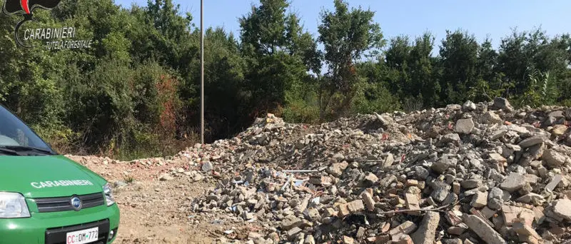 Rota Greca, smaltimento illecito di rifiuti inerti: tre indagati