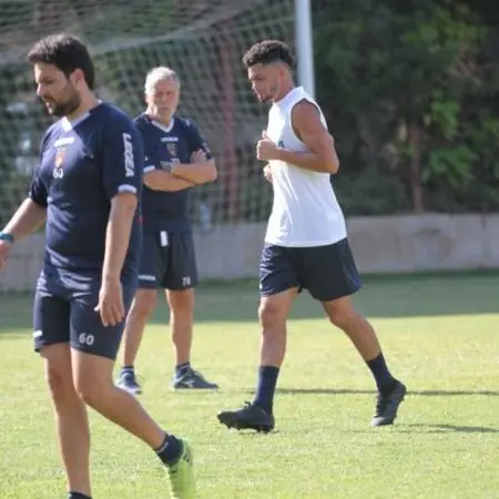 Cosenza, le foto del primo allenamento di Emmanuel Rivière