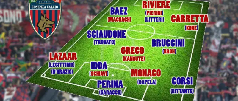 Riviere al centro dell'attacco. Come cambia adesso il Cosenza