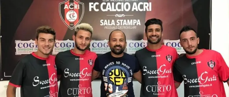 Acri, quattro volti nuovi: c'è anche il ritorno di Cavatorti dal San Marco