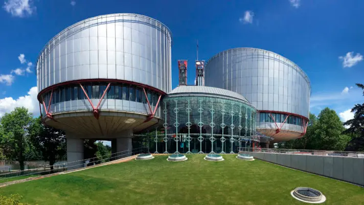 80007731 - european court of human rights - strasbourg, france. an international court established by the european convention on human rights. it hears applications alleging that a contracting state has breached one or more of the human rights provisions concerning