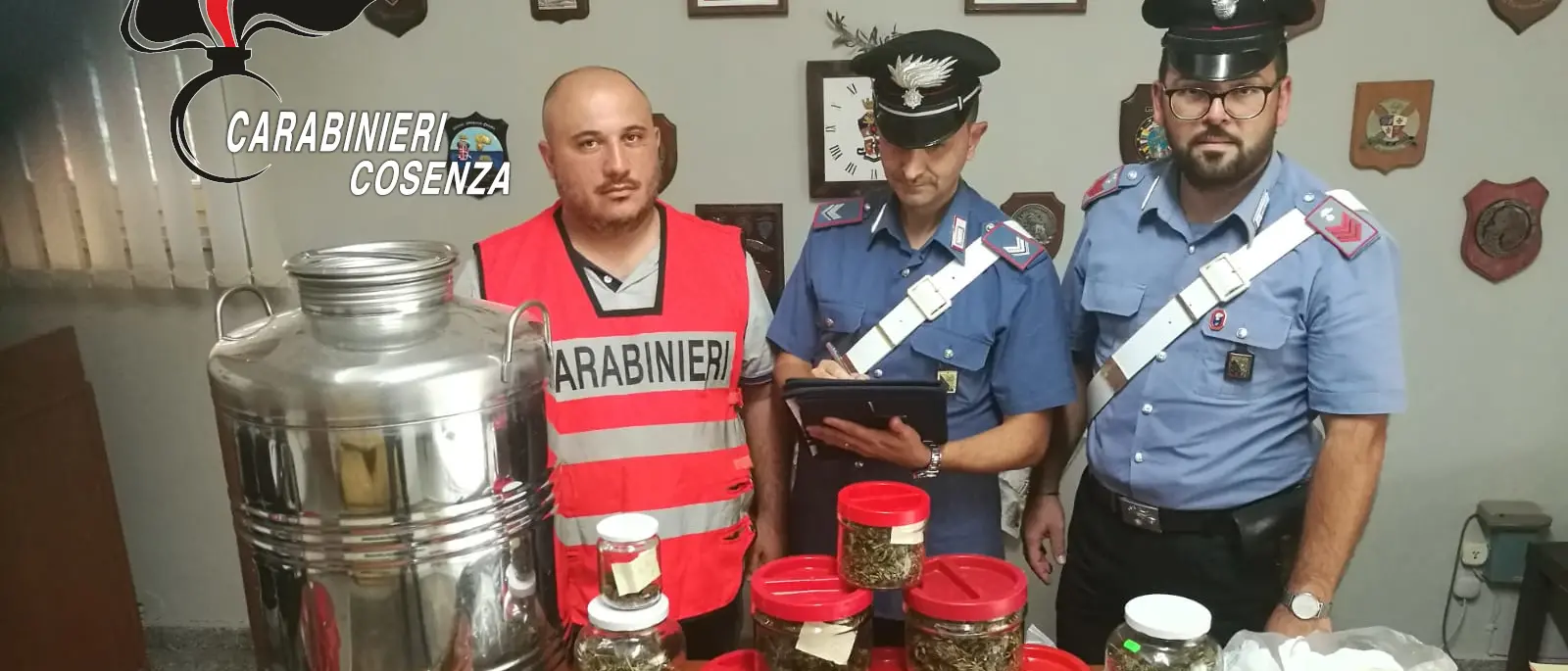 Belvedere Marittimo, incensurato deteneva oltre un chilo di marijuana