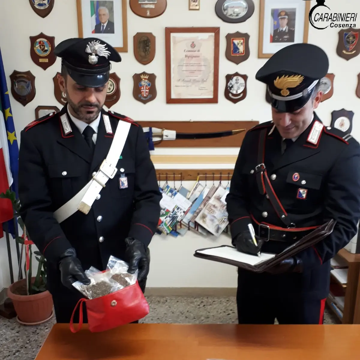 Rogliano, giovane coppia arrestata per spaccio di droga