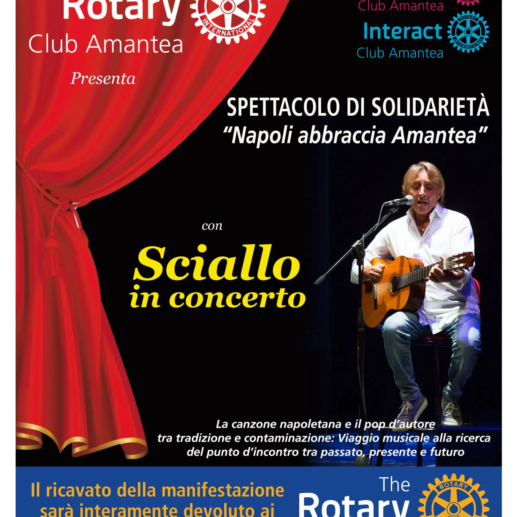 \"Napoli abbraccia Amantea\" per solidarietà: l'iniziativa del Rotary