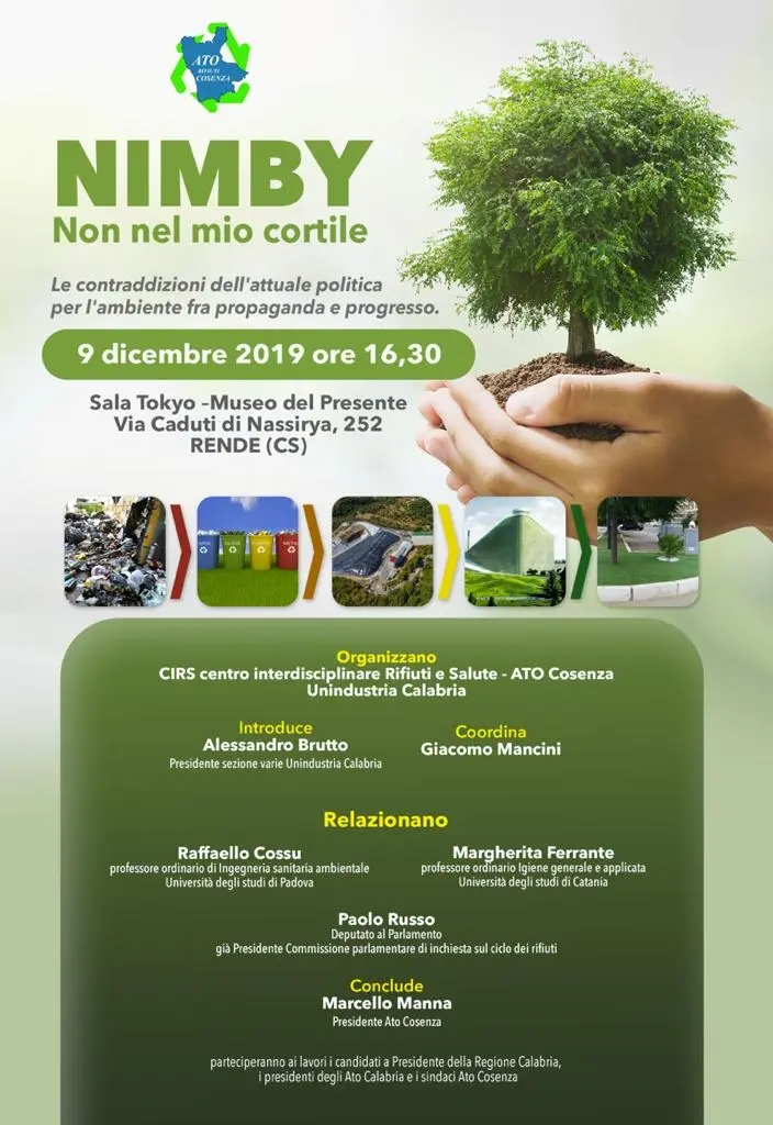 Rifiuti, \"Non nel mio giardino\": iniziativa per informare i cittadini