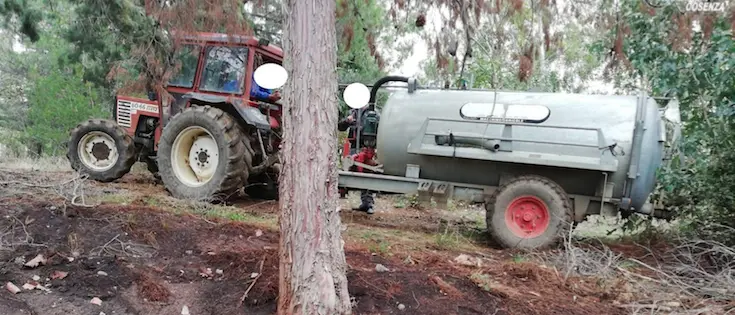 San Demetrio Corone, gestione non autorizzata di rifiuti: due denunce
