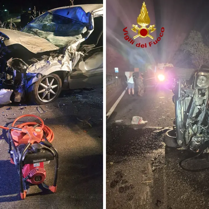 Incidente sulla statale 107 nel Crotonese, tre feriti tra cui un neonato nello scontro fra tre auto\n