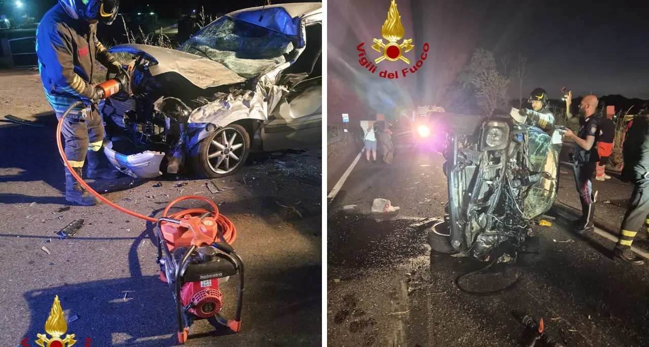 Incidente sulla statale 107 nel Crotonese, tre feriti tra cui un neonato nello scontro fra tre auto\n