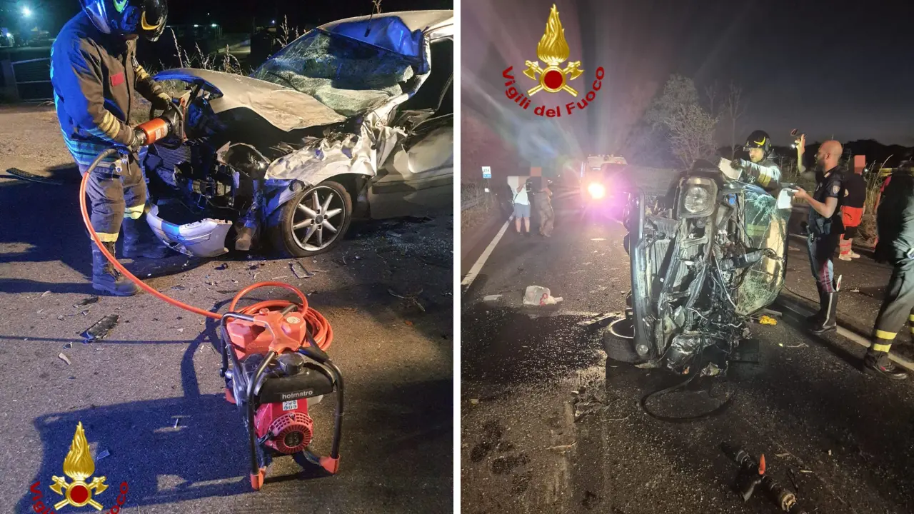 Incidente sulla statale 107 nel Crotonese, tre feriti tra cui un neonato nello scontro fra tre auto\n