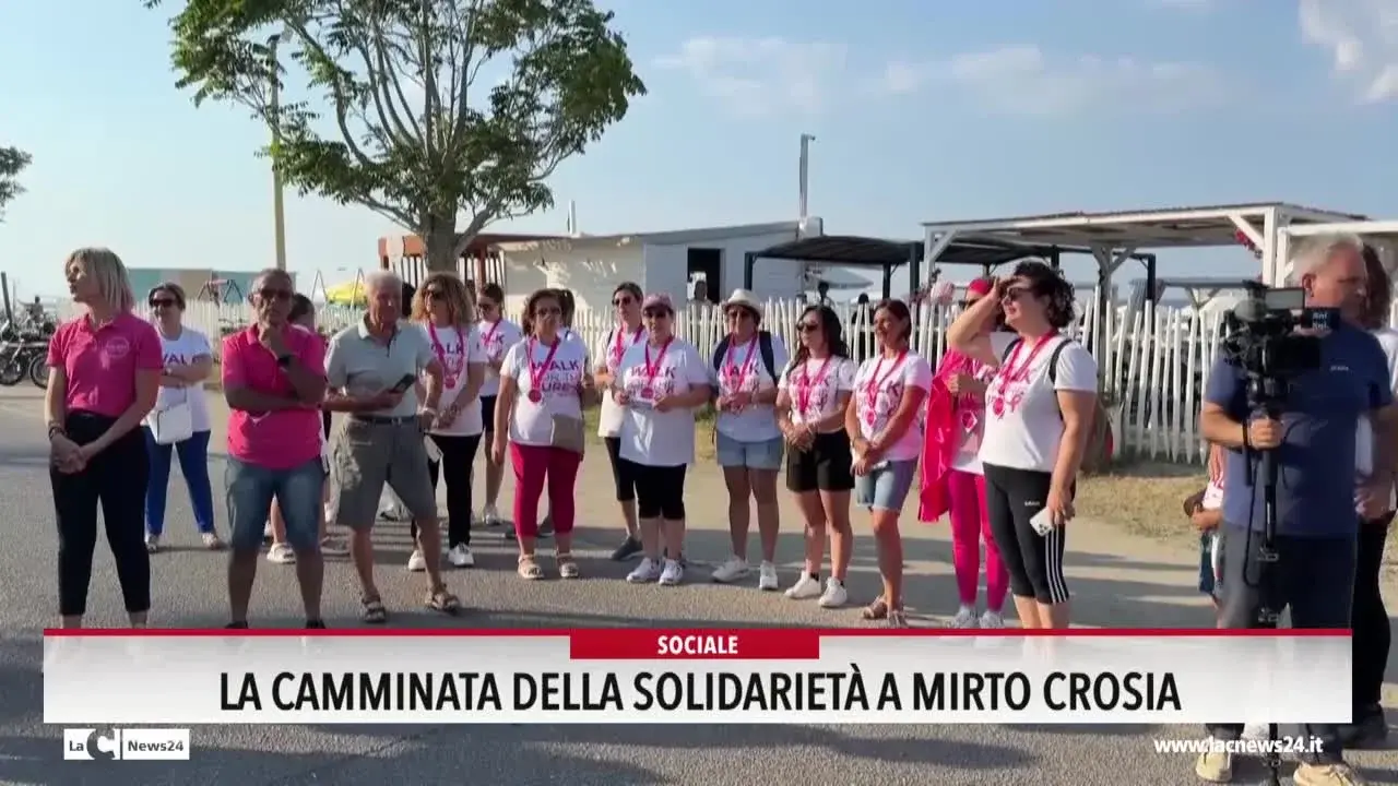 La camminata della solidarieta a Mirto Crosia