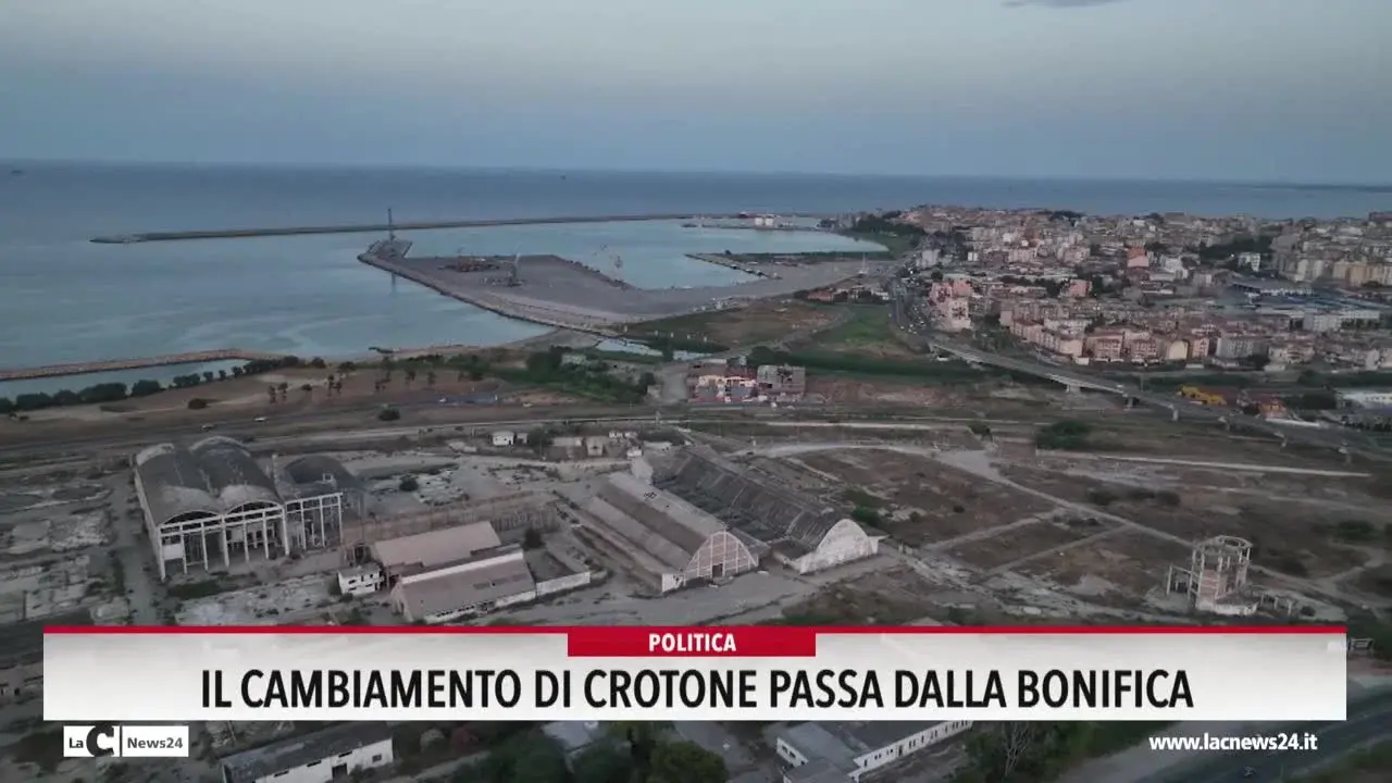 Il cambiamento di Crotone passa dalla bonifica