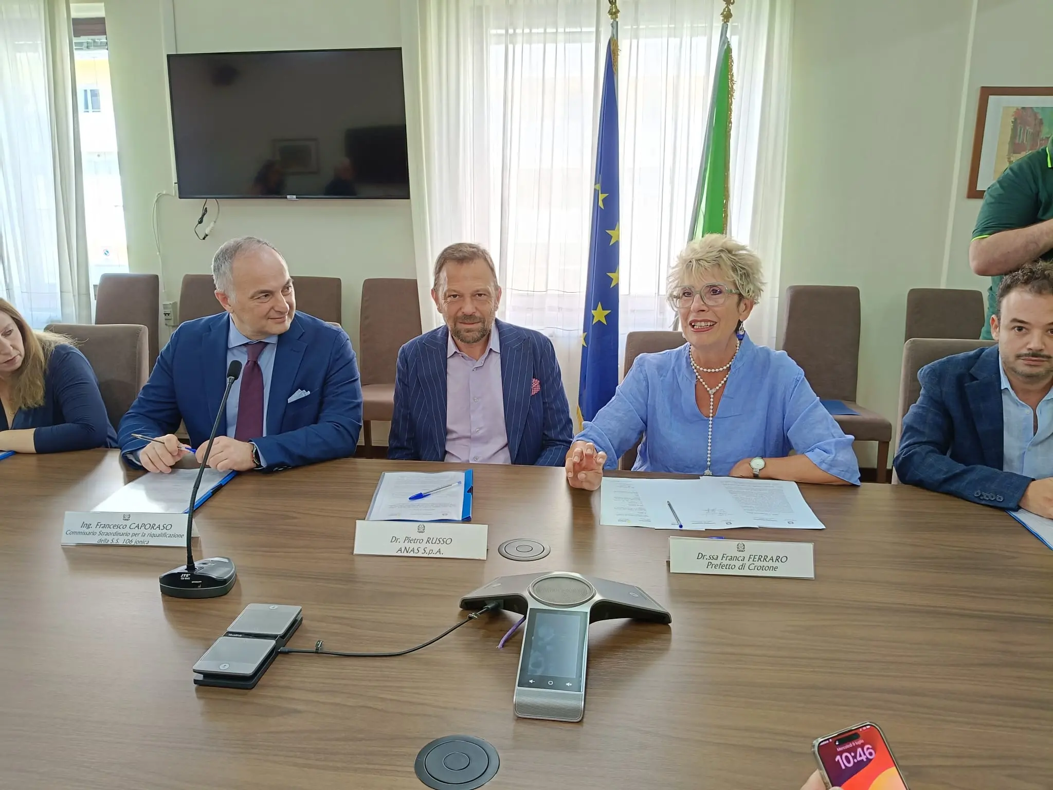 Nuova Statale 106 ionica Crotone-Catanzaro,\u00A0siglata l’intesa anti-clan a protezione dei cantieri\n