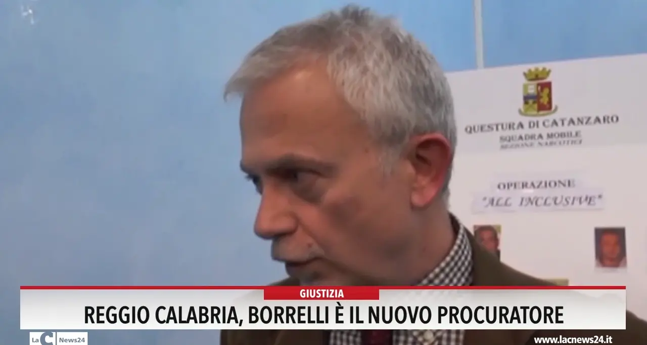 Reggio Calabria, Borrelli è il nuovo procuratore