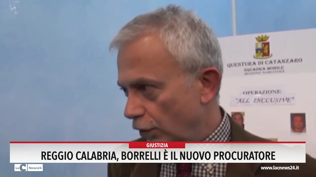Reggio Calabria, Borrelli è il nuovo procuratore