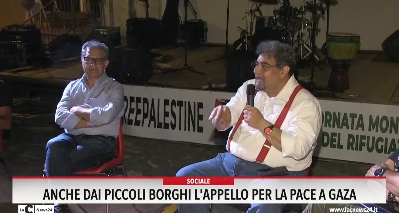 Anche dai piccoli borghi l'appello per la pace a Gaza