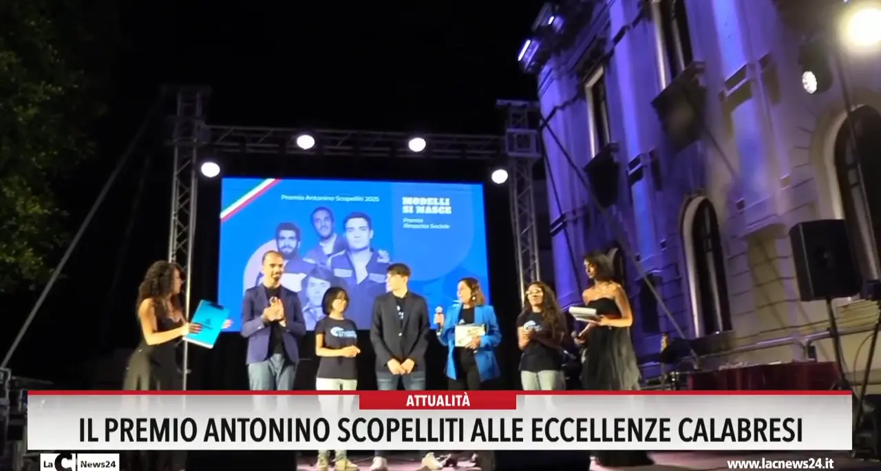 Il premio Antonino Scopelliti alle eccellenze calabresi