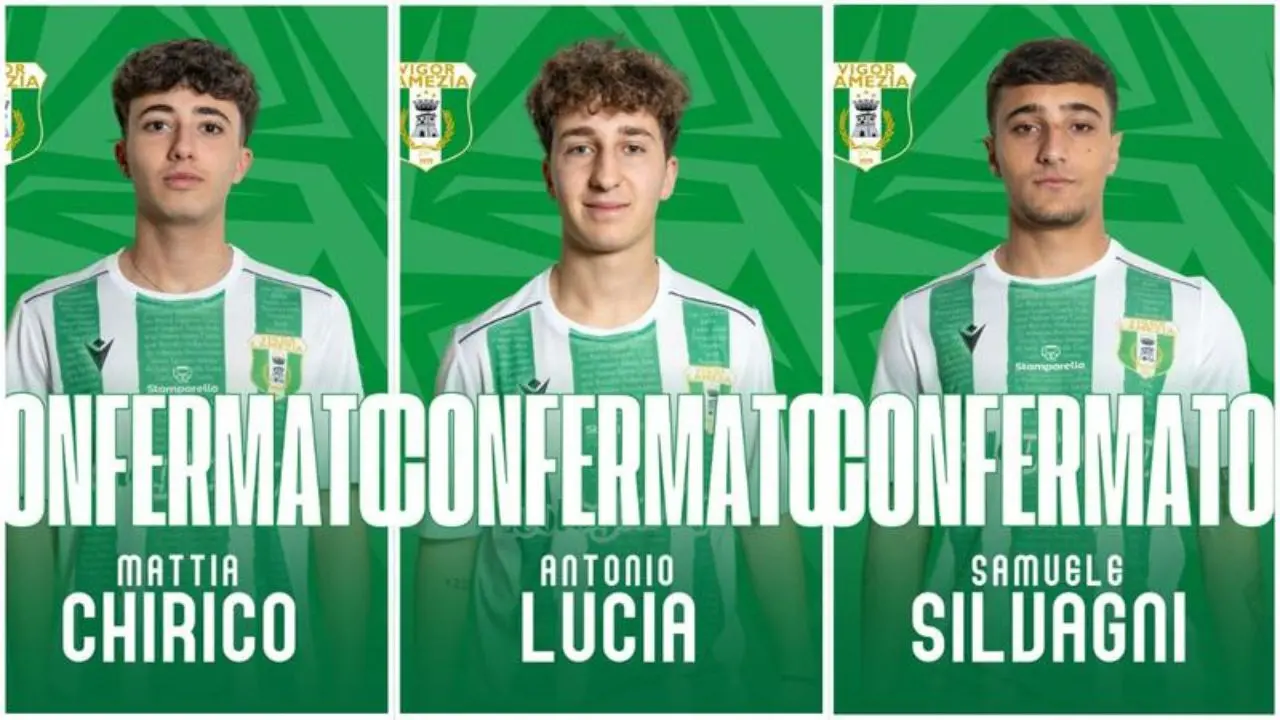Serie D, la Vigor Lamezia blinda i suoi under: rinnovo per Silvagni,\u00A0Lucia e Chirico\n