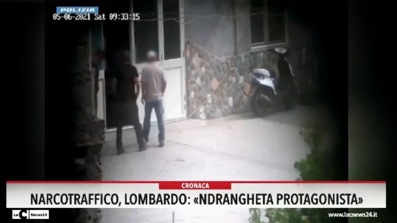 Narcotraffico, Lombardo: «'Ndrangheta protagonista»