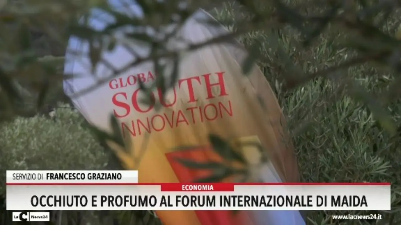 Occhiuto e Profumo al forum internazionale di Maida