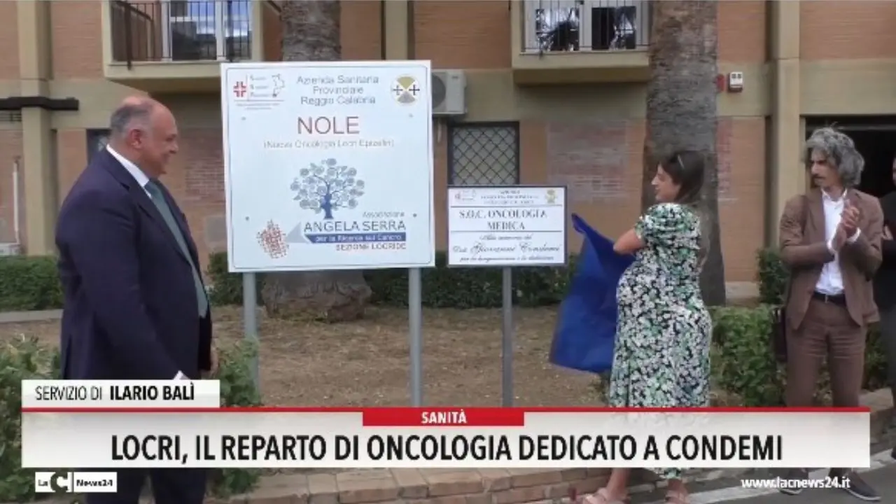 Locri, il reparto di Oncologia dedicato a Condemi