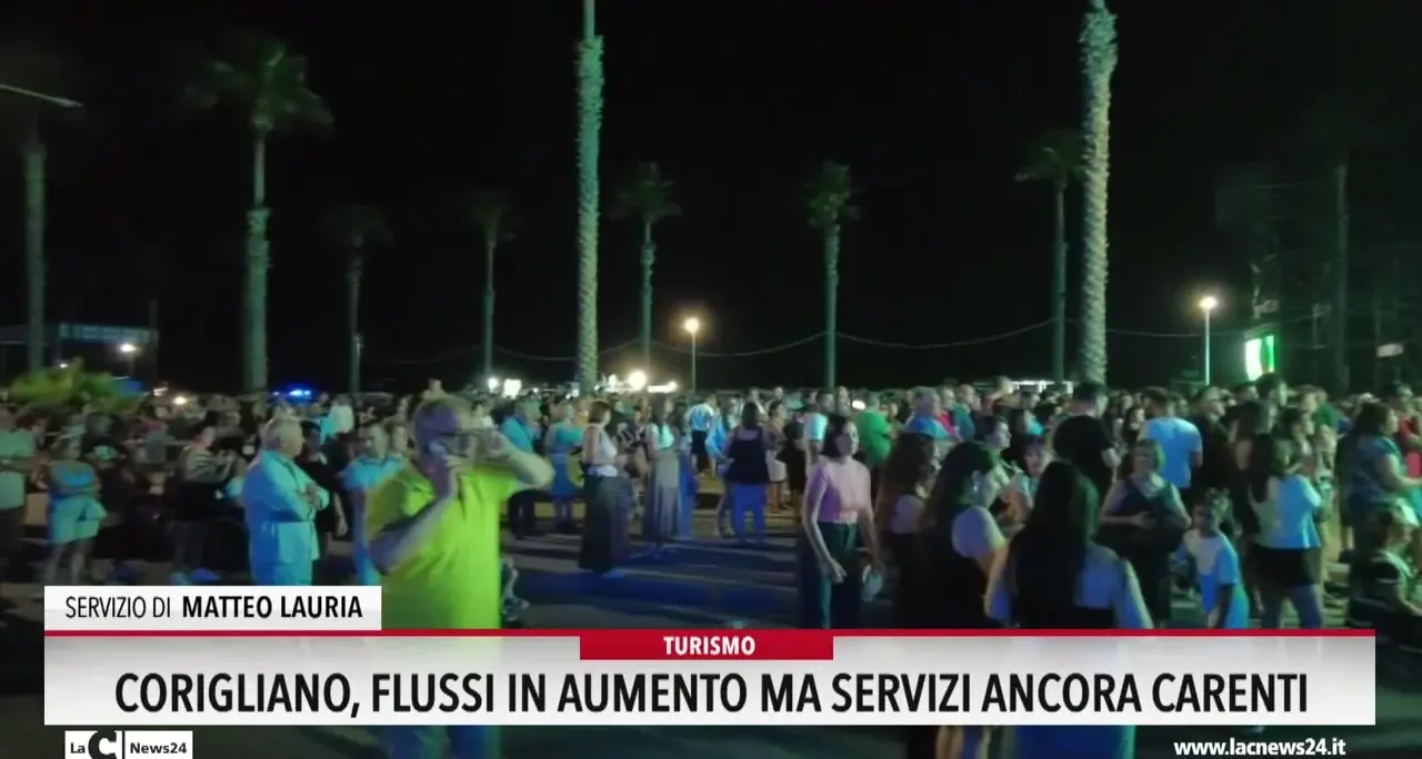 Corigliano, flussi in aumento ma servizi ancora carenti