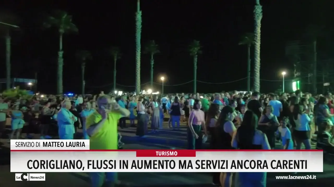 Corigliano, flussi in aumento ma servizi ancora carenti