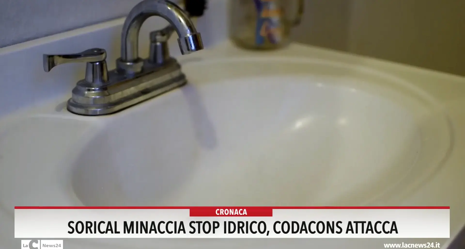 Sorical minaccia stop idrico, Codacons attacca