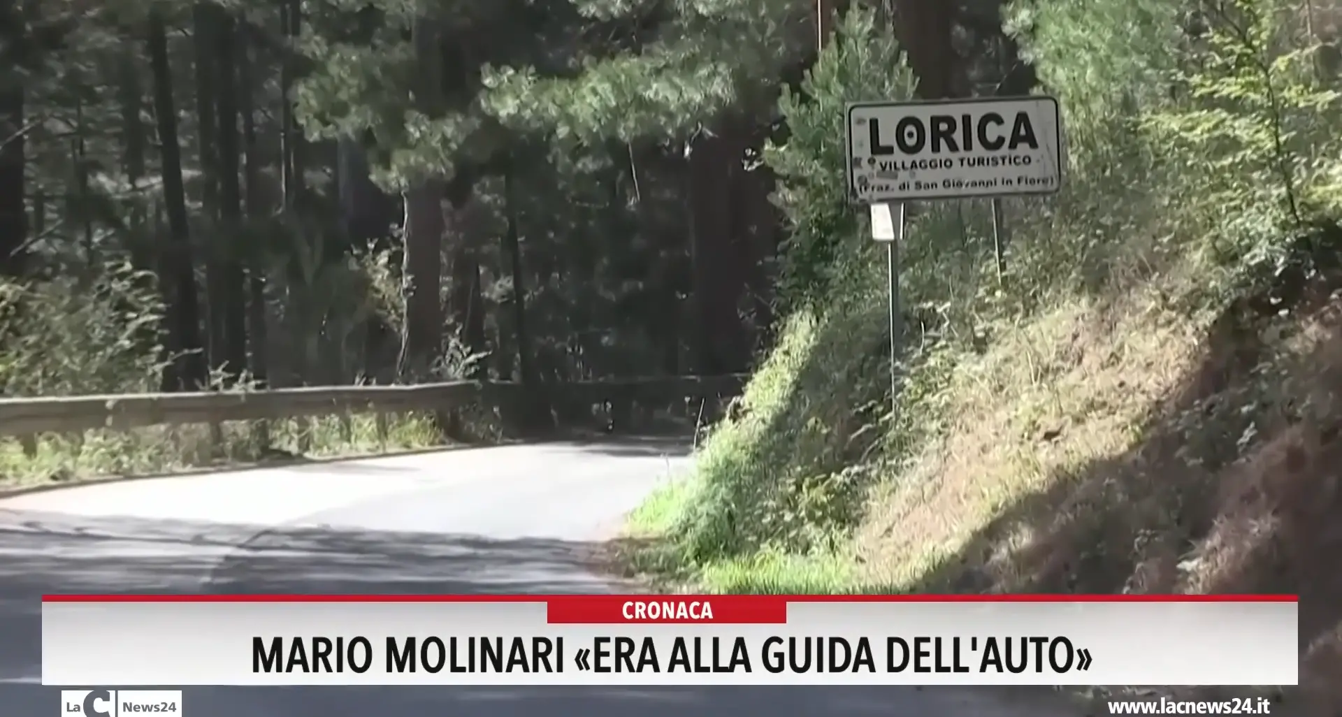 Mario Molinari era alla guida dell'auto