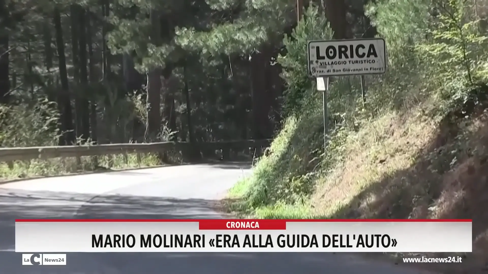 Mario Molinari era alla guida dell'auto