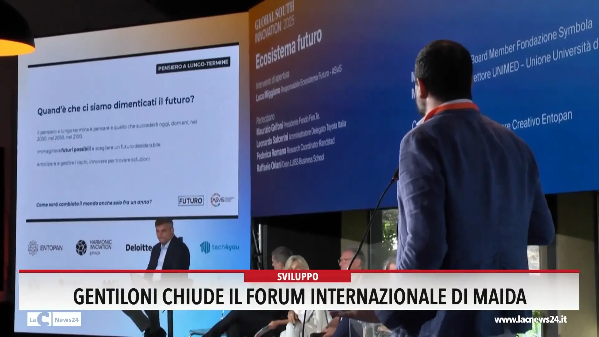 Gentiloni chiude il forum internazionale di Maida