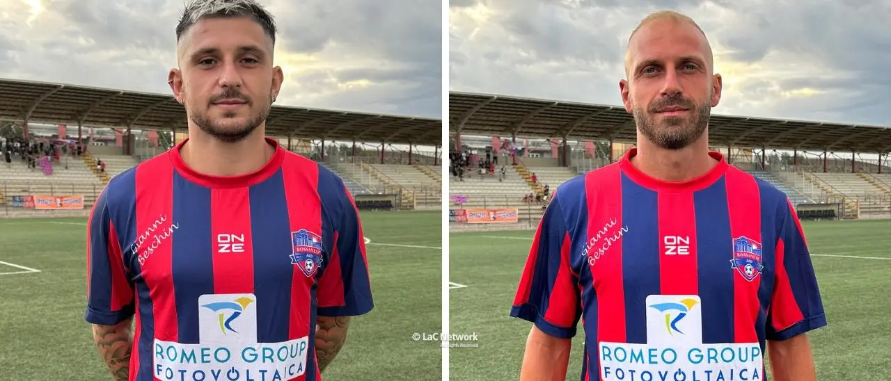 Rossanese, doppio colpo: arrivano l’attaccante Fioretti e il centrocampista Cosenza\n