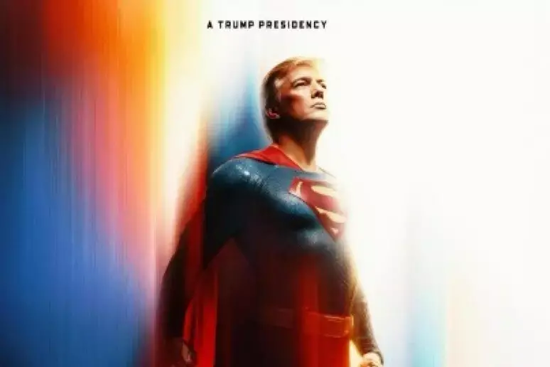 Superman Trump, il tycoon ora si traveste da supereroe. Ma\u00A0lo sa di essere il presidente degli Stati Uniti?\n