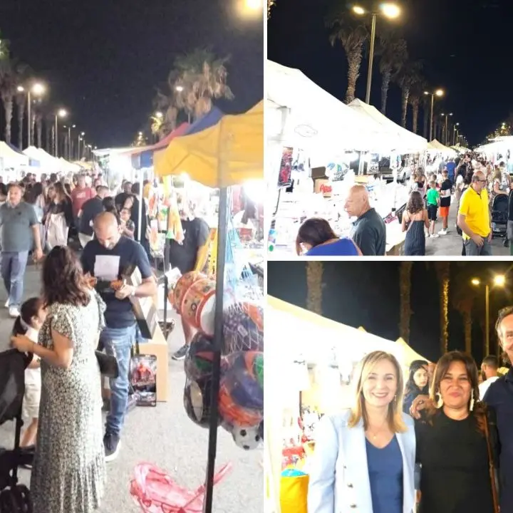 Gioia Tauro, folla sul lungomare per la Fiera Mare e Terra: famiglie e divertimento a cielo aperto\n