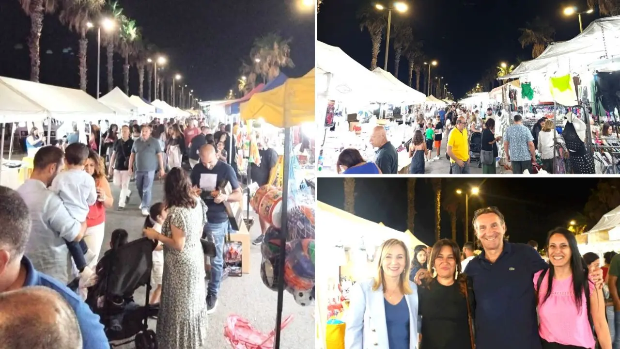 Gioia Tauro, folla sul lungomare per la Fiera Mare e Terra: famiglie e divertimento a cielo aperto\n