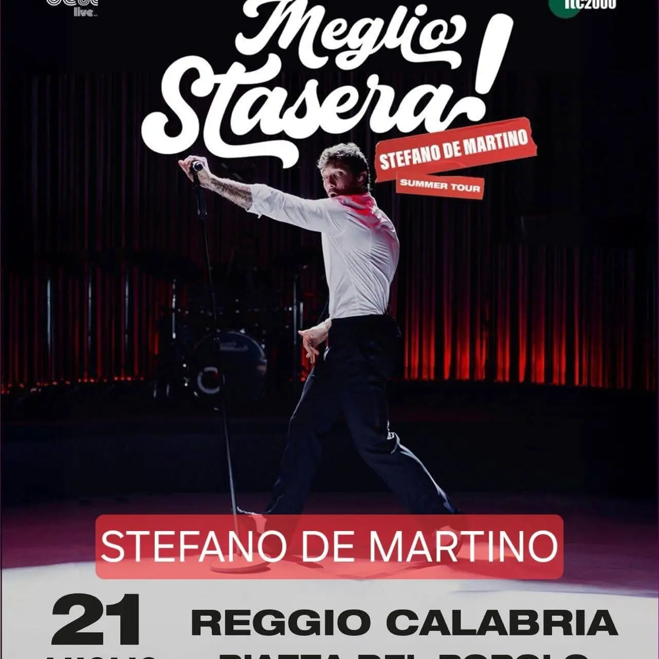 Tre serate di musica e teatro in Piazza del Popolo a Reggio: arrivano Bollani e Stefano De Martino\n