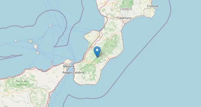 Terremoto nel Reggino di magnitudo 3.3, epicentro a pochi chilometri da Molochio\n
