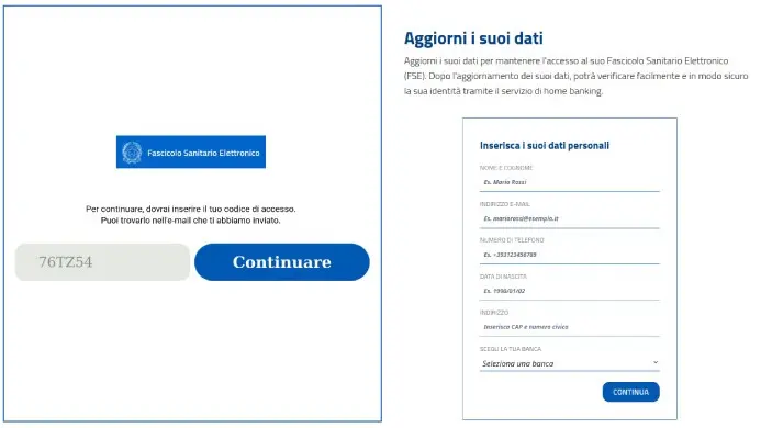 <p>Una delle schermate che appaiono a chi arriva la mail-truffa</p>\\n