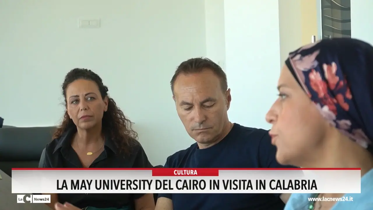 La May University del Cairo in visita in Calabria