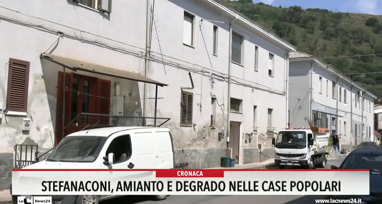 Stefanaconi, amianto e degrado nelle case popolari