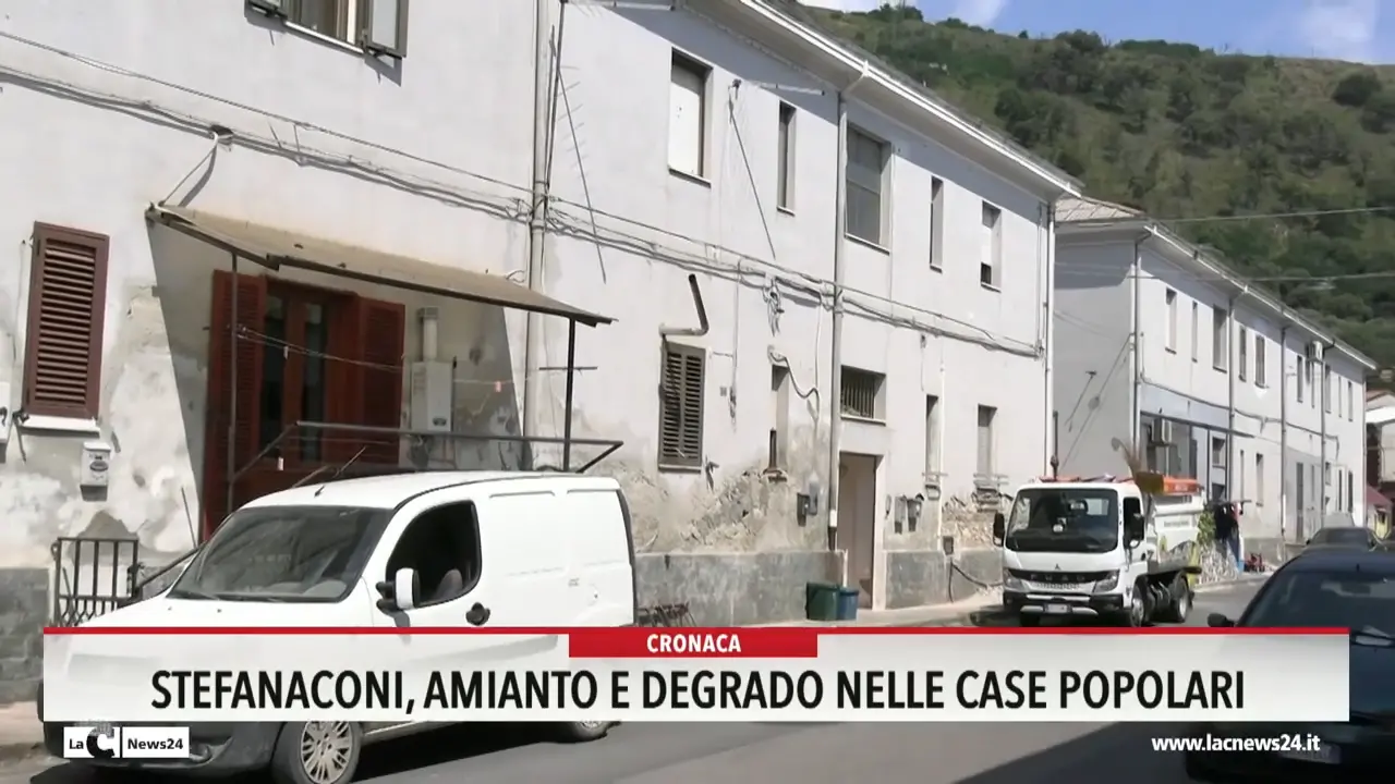 Stefanaconi, amianto e degrado nelle case popolari