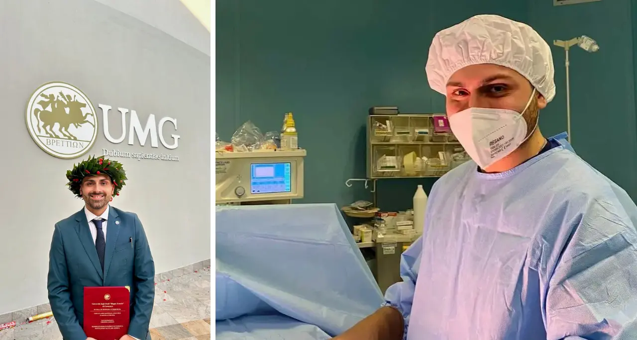 «Non mi sono mai arreso»: l’emozione\u00A0di Giovanni Pio dopo la laurea in Medicina e il sogno di rimanere in Calabria\n