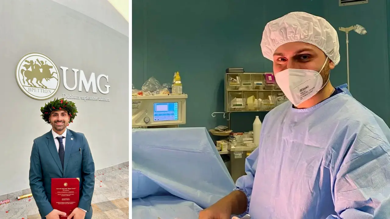 «Non mi sono mai arreso»: l’emozione\u00A0di Giovanni Pio dopo la laurea in Medicina e il sogno di rimanere in Calabria\n