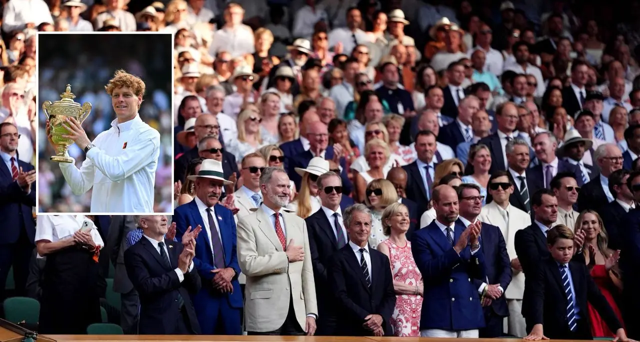 Sinner trionfa a Wimbledon, ma sugli spalti nessun rappresentante dell’Italia: scoppia la\u00A0polemica sul web\n