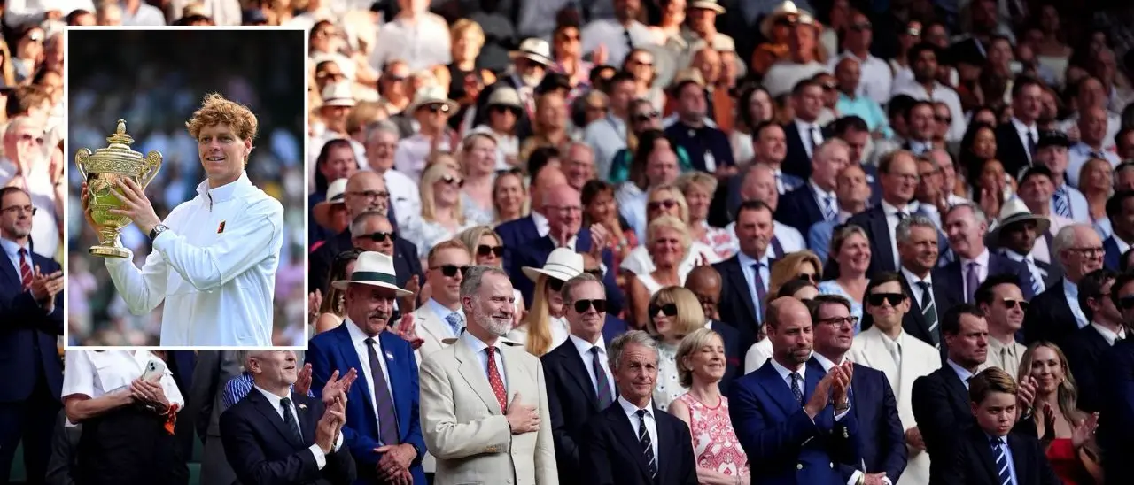 Sinner trionfa a Wimbledon, ma sugli spalti nessun rappresentante dell’Italia: scoppia la\u00A0polemica sul web\n