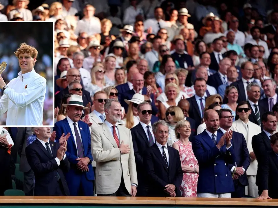 Sinner trionfa a Wimbledon, ma sugli spalti nessun rappresentante dell’Italia: scoppia la polemica sul web