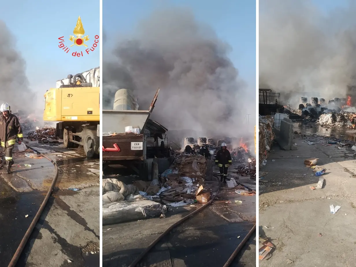 Incendio a Lamezia, la Fp Cgil: «Necessarie ispezioni per valutare condizioni di lavoro e misure di sicurezza»