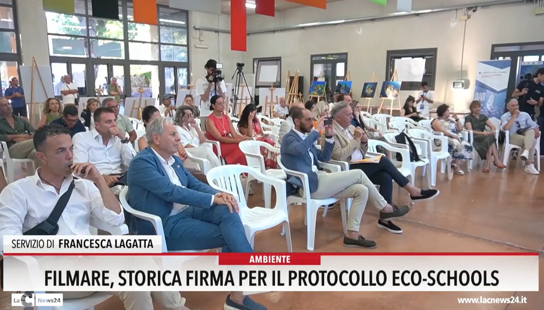 Filmare festival e formazione, firma per protocollo eco schools