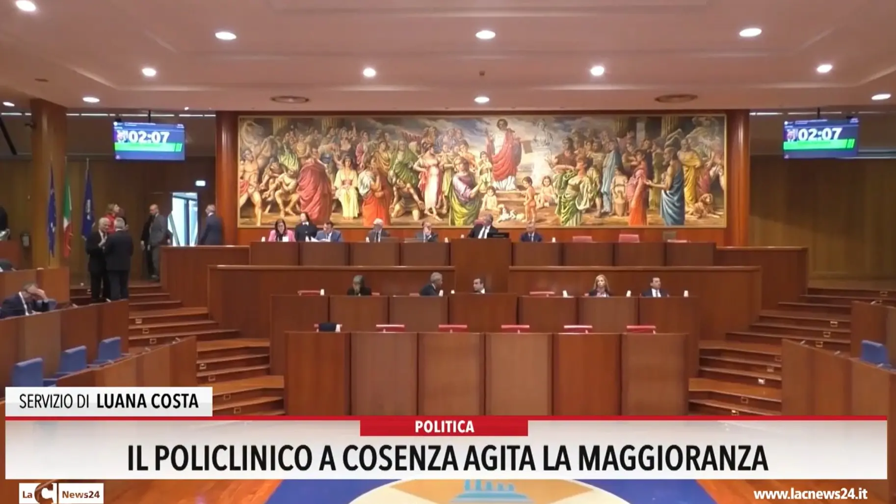 Il policlinico a Cosenza agita la maggioranza